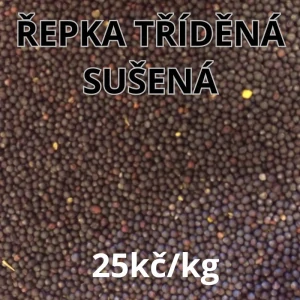 ŘEPKA TŘÍDĚNÁ SUŠENÁ 28 kg